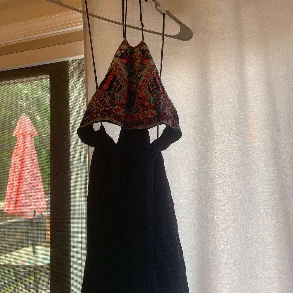 Mini navy dress